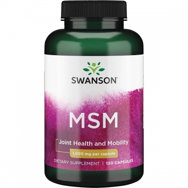 Maisto papildas MSM 1000 mg Swanson N120