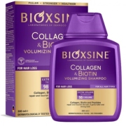 Apimties suteikiantis plaukų šampūnas COLLAGEN & BIOTIN BIOXSINE 300ml