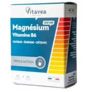 Maisto papildas Magnis + vitaminas B6 Vitavea N45
