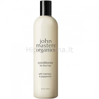 Kondicionierius normaliems ploniems plaukams su rozmarinais ir pipirmėtėmis John Masters Organics 437ml