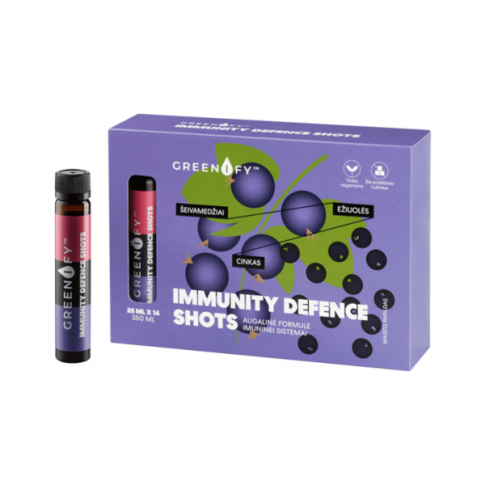 Maisto papildas Immunity Defence shots GREENIFY N14x25ml