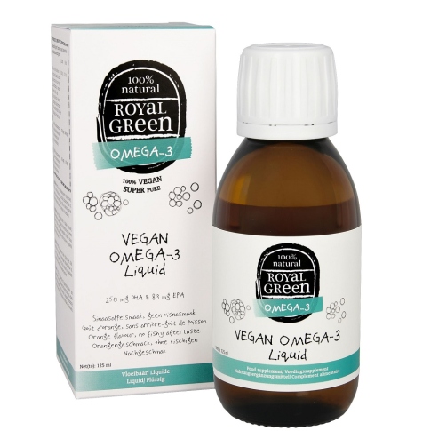 Maisto papildas Vegan Omega-3 skystis Royal Green 125ml