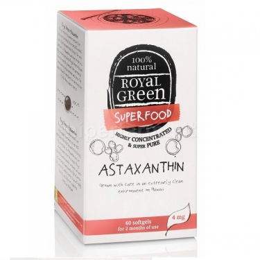 Maisto papildas Astaksantinas 4 mg Royal Green N60