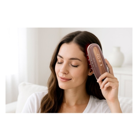 Plaukų augimą skatinantis lazeris Laser Boost Pro Rose Gold