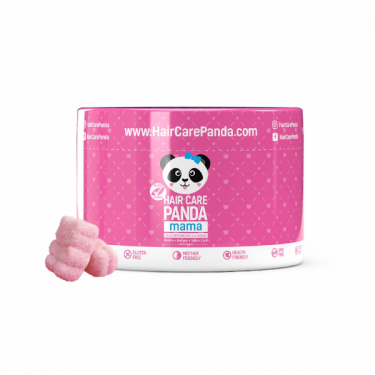 Maisto papildas Hair Care Panda Mama (guminukai) N30