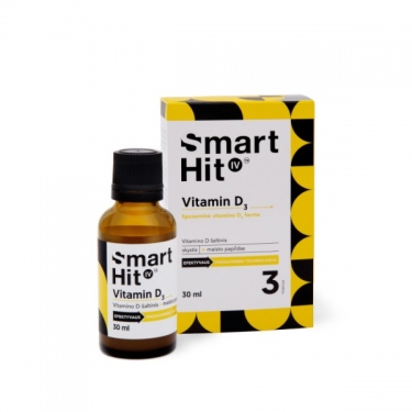 Maisto papildas SmartHit IV Vitamin D3 30ml