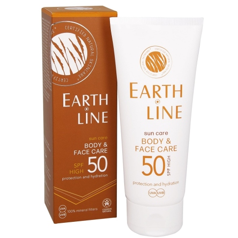 Kremas kūnui ir veidui Sun Body & Face Care SPF50 Earth line 100ml
