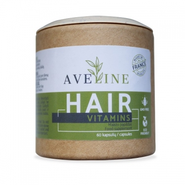 AKCIJA 3 pakuotės už 1 kainą - Maisto papildas Aveline Hair vitamins N60
