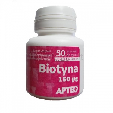 Maisto papildas Biotinas APTEO N50