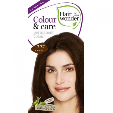 Ilgalaikiai plaukų dažai Hairwonder Colour & Care Espresso 3.37
