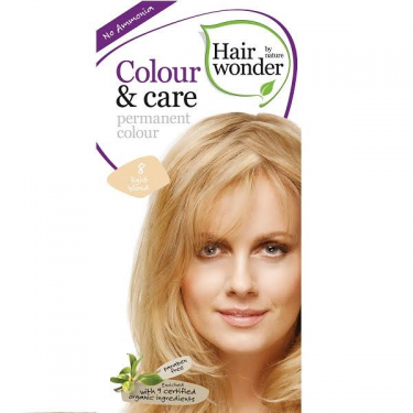 Ilgalaikiai plaukų dažai Hairwonder  Colour & Care Light Blond 8