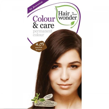 Ilgalaikiai plaukų dažai Hairwonder Colour & Care Mocha Brown 4.03