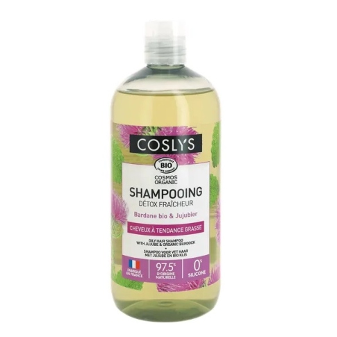 Detoksikuojantis šampūnas riebiems plaukams, ekologiškas COSLYS 500ml