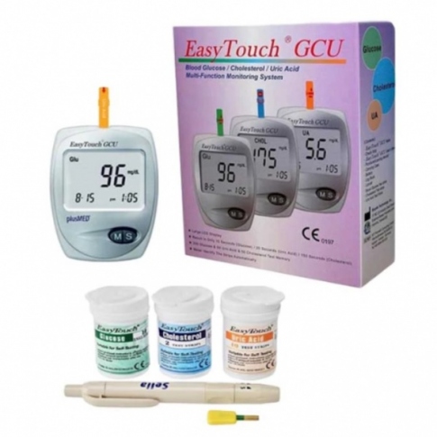 Gliukozės, cholesterolio ir šlapimo rūgšties matuoklis EasyTouch® GCU
