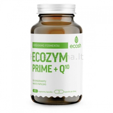 Maisto papildas Ecozym Prime + kofermentas Q10 Ecosh N90