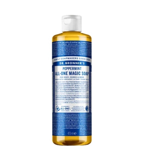 Skystas muilas PEPPERMINT ekologiškas, Dr. Bronner 475ml