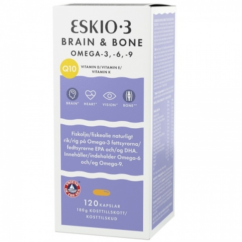 Maisto papildas ESKIO-3 Brain & Bone N120