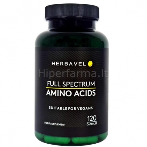 Maisto papildas Full Spectrum Amino Acids Herbavel N120