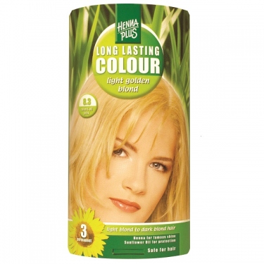 Ilgalaikiai plaukų dažai Hennaplus Light Golden Blond 8.3