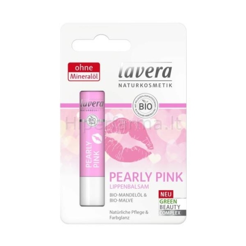 Lūpų balzamas Pearly Pink Lavera 4,5g