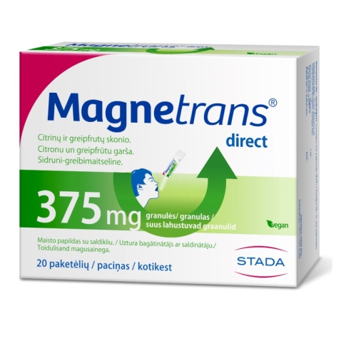 Maisto papildas Magnetrans direct 375mg N20