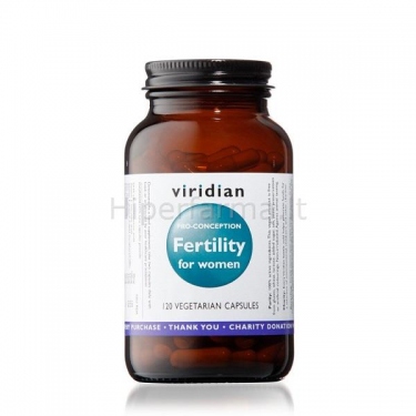 Maisto papildas Fertility for Women Viridian N120