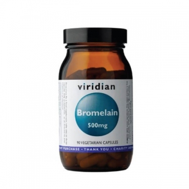 Maisto papildas Bromelain 500 mg Viridian N90