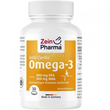Maisto papildas Omega-3 Gold širdžiai Zein Pharma N30