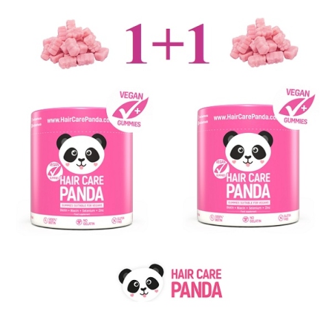 AKCIJA 1+1 Maisto papildas Hair Care Panda (guminukai) N60