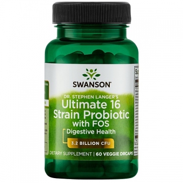 Maisto papildas Pieno rūgšties bakterijos-16 (Probiotikai-16) Swanson N60