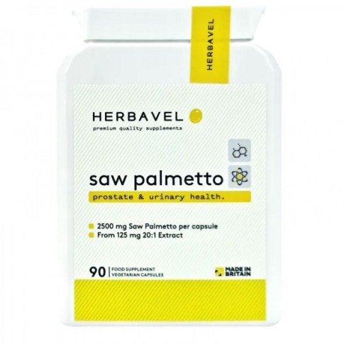 Maisto papildas Saw Palmetto (Gulsčioji serenoja) Herbavel N90