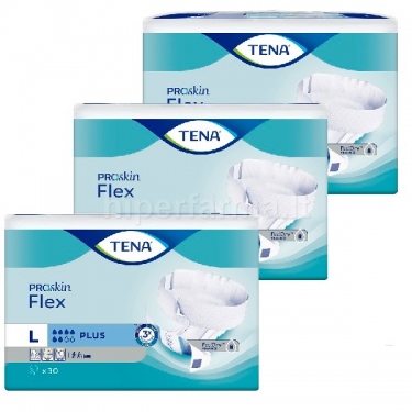 Juostinės sauskelnės TENA FLEX PLUS L N30x3