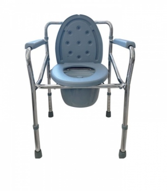 Tualeto kėdė, suglaudžiama