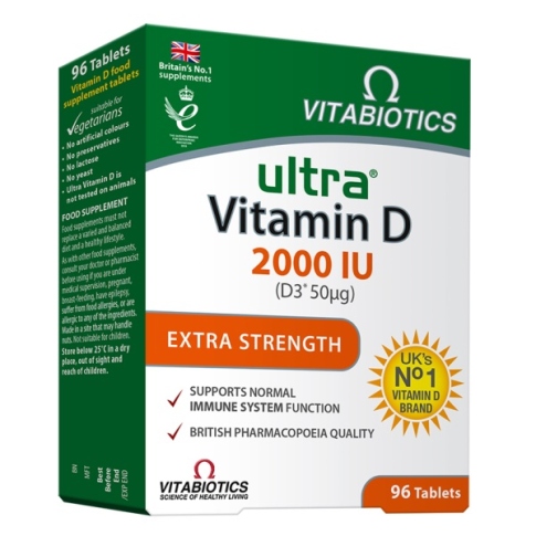 Maisto papildas Ultra Vitamin D3 2000IU N96