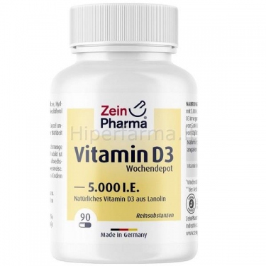Maisto papildas Vitaminas D3 5000TV Zein Pharma N90