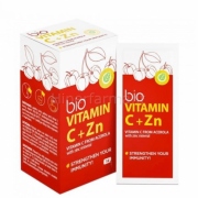 Maisto papildas bioVitamin C + Zn N14 (milteliai)