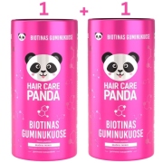 AKCIJA 1+1 Maisto papildas Hair Care Panda Biotinas guminukuose (guminukai) N60