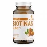 Maisto papildas Bioaktyvus Biotinas 5000Âµg Ecosh N90