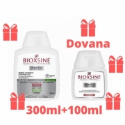 Šampūnas nuo plaukų slinkimo BIOXSINE (riebiems) 300ml+ DOVANA kelioninė 100ml pakuotė