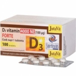 Maisto papildas Vitamin D3 4000 TV 100 µg Forte JutaVit N100