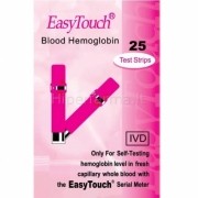 Hemoglobino tyrimo juostelės EasyTouch N25