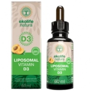 Maisto papildas vitaminas D3 liposomose Ekolife natura 60ml