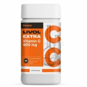 Maisto papildas Vitaminas C 400mg Livol Extra N50