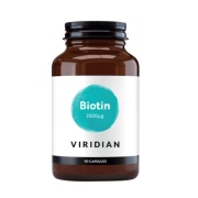 Maisto papildas Biotinas Biotin 2500 µg Viridian N90