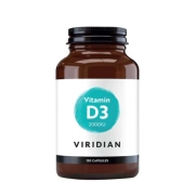 Maisto papildas Vitaminas D3 Vitamin D3 2000IU VIRIDIAN N150