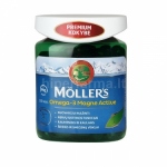 Maisto papildas Mollers Omega-3 MAGNE ACTIVE N100