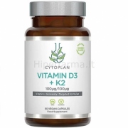 Maisto papildas Vitaminas D3 + K2 Cytoplan N60